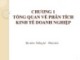 Bài giảng Phân tích kinh tế doanh nghiệp - Chương 1: Tổng quan về phân tích kinh tế doanh nghiệp