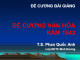 Đề cương bài giảng Đề cương văn hóa năm 1943