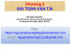 Bài giảng Phương pháp tối ưu trong kinh tế: Chương 2 - Nguyễn Phương