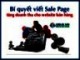 Bí quyết viết Sale Page tăng doanh thu cho website bán hàng