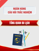 Ngân hàng câu hỏi trắc nghiệm Tổng quan du lịch