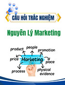 Câu hỏi trắc nghiệm Nguyên lý marketing