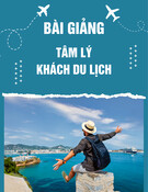Bài giảng Tâm lý khách du lịch