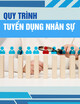 Hệ thống quy trình quản lý nhân sự dành cho lãnh đạo: Quy trình tuyển dụng nhân sự