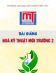 Bài giảng Hoá kỹ thuật môi trường 2