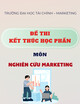 Đề thi kết thúc học phần Nghiên cứu marketing năm 2025-2026