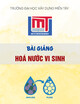 Bài giảng Hoá nước vi sinh