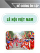 Đề cương ôn tập Lễ hội Việt Nam