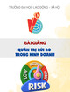 Bài giảng Quản trị rủi ro trong kinh doanh - TS Phạm Thị Thu Thủy