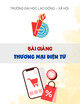 Bài giảng Thương mại điện tử - TS. Phạm Thị Thúy Vân