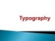 Bài giảng Typography