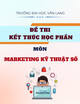 Đề thi kết thúc học phần học kì 2 môn Marketing Kỹ thuật số năm 2024-2025